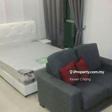 Cybersquare studio fully furnished for rent nearby D'pulze mall 