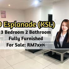 D Esplanade (Ksl), Fully Furnished, 3 Bedroom, 2 Car Park, High Floor