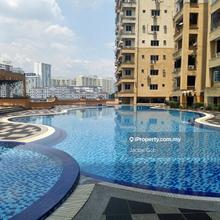 Condo For Rent at Setapak Ria, Setapak, near to shops, stadium, school