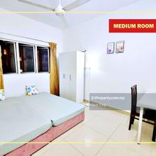 Medium Room, Twin Beds, Fully Furnished. Available Now!