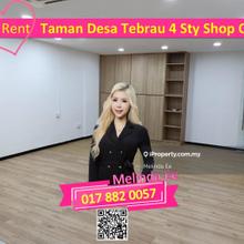 Johor Bahru Taman Desa Tebrau Renovated 4 Storey Shop Office Corner