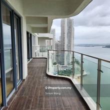 100% 1st class seaview, penthouse design & bathup, rare unit furnished