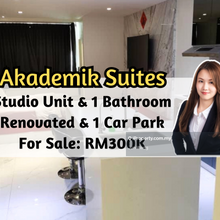 Akademik Suites @ Mount Austin, Studio Unit, Renovated, 1 Bathroom