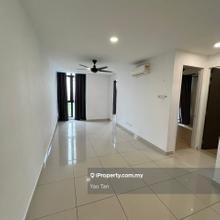 High Floor unit with Partially furnished facing open view
