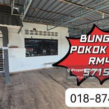 Single Storey Bungalow Corner Lot Hot Area in Pokok Assam For Sale