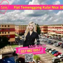 Kulai Flat Temenggong Nice Design 3bed Rm500 Can Buy