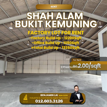 Shah Alam Bukit Kemuning Factory Lot For Rent