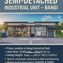 2 Storey Semi-D Factory @ A-Park Bangi