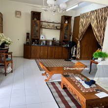 Bukit Gedung double storey corner unit with big land compound 