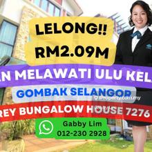 Lelong Super Cheap 3  Storey Bungalow House @ Taman Melawati Selangor