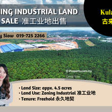 Kulai 4.5 acres Zoning Industrial Land