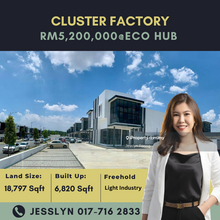 Eco hub, Cluster Factory For Sale Or Rent