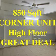 Idaman Iris 850 Sf High Floor Corner Unit 1 Car park Good Deal