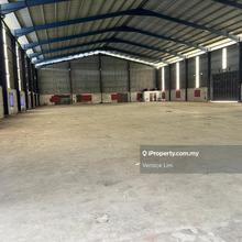Selangor Ijok Adjoining 1 Storey Semi-D Factory For Sale 