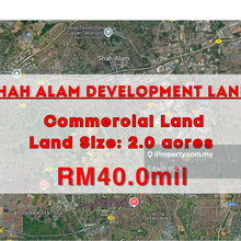 Rare Commercial Land at Shah Alam for sale 