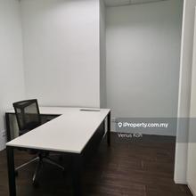 Fully Furnished office, walking distance to LRT for Rent