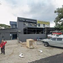 Limited semi detached factory at Kepong for rent