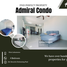 4 Room Fully Furnish Security Pool Admiral Residence Kota Laksamana