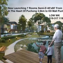 New Launch 2 Storey Semi-D @ Lakeside Residences Puchong Near IOI Mall
