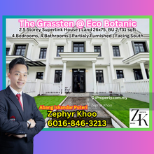 The Grassten @ Eco Botanic 2.5 Storey Superlink House For Rent