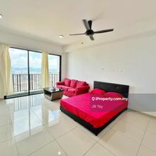 Lower floor 466sf Furnish Studio Vacant now i Soho i City Shah Alam