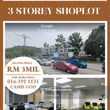 3 storey shop-office ( corner lot _ facing main road )