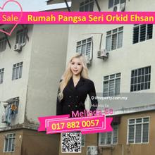 Ulu Tiram Rumah Panga Sri Orkid Ehsan Jaya Renovated 3bed Flat