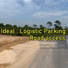 Tar road access - Ideal Truck container parking