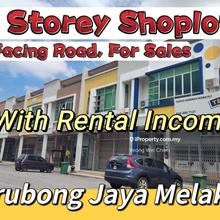 2 Storey Shoplot With Rental Income Taman Krubong Jaya Melaka 