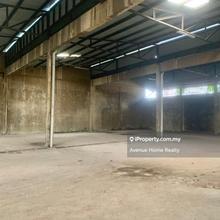 Warehouse factory for rent 