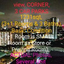 Near LRT Station & UTC Sentul,KLCC & Ytl Fennel Condo View, 3 Car Park