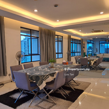 Clean Modern ID duplex penthouse, spectacular KLCC and PJ view.