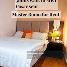 Private Master bedroom for rent 3mins walk to MRT