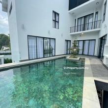 Modern Facade Corner Bungalow with Quality Fittings, Pool, Ample Parks