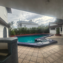 Double storey bungalow comes with private pool