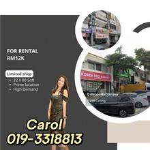 Bandar Menjalara High Demand Ground Floor Shop For Rent