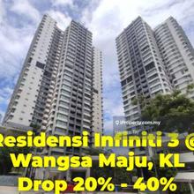 Save 60k Residensi Infiniti 3 @ Wangsa Maju, Kuala Lumpur