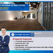 Facing main road and refurbished 