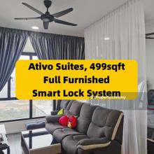 Full Furnished, Renovated Unblock View Unit, Smart Lock System