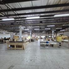 Limited 1.1 acre/47,623sf land corner detached factory