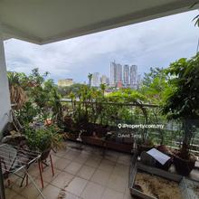 Low floor facing greenery podium and swimming pool