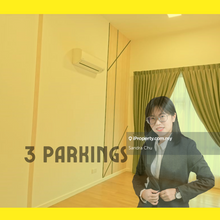 High Floor unit, Super Well Kept, Real 3 rooms 3 bath,3 parkings