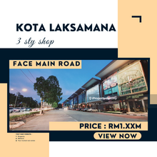 Facing Main Road Ready Tenant Kota Laksamana Syahbandar Bank of China