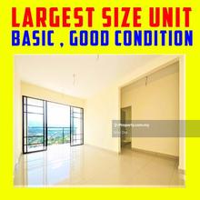 Basic unit, good condition, largest square feet in Prima Duta