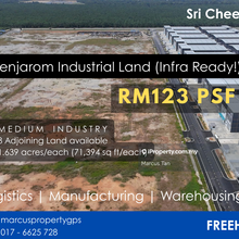 Ready to Build, Freehold Medium Industrial Land @ Jenjarom For Sale