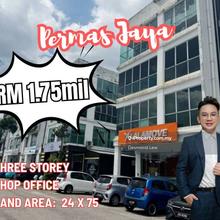 Permas area 3 storey Shop Office