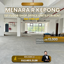 Menara R Kepong 1st Floor Shop Office Units for Rent