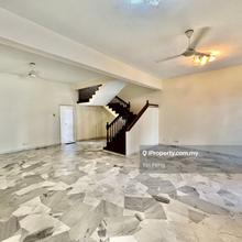 Flat basic double storey terrace for rent