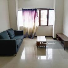 Partly furnished - Aircond - Walk to LRT station