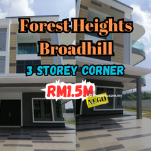 Brand New 3 Sorey Corner Lot With Lift at Forest Heights For Sale